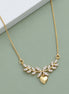 Sparkling Stone Studded Heart Charm Pendant Jewellery