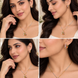 Gold & Silver Plated Geometric Pattern Multicolor Necklace Set