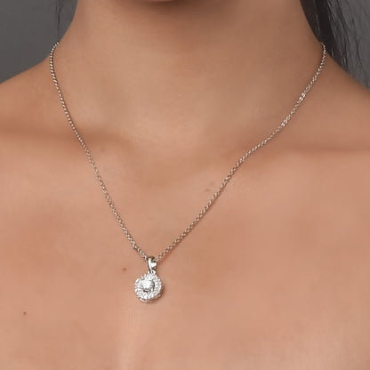 Playful Rhodium Locket Set with Star Charm - Opal Touch