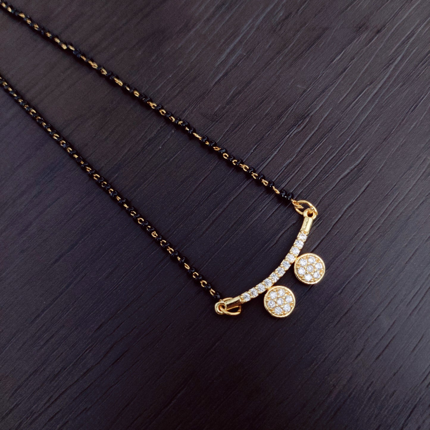 Gilded Harmony Mangalsutra - Opal Touch