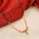Leaf Motif Gold Plated Mangalsutra