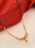 Leaf Motif Gold Plated Mangalsutra