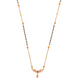 Leaf Motif Gold Plated Mangalsutra