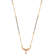 Leaf Motif Gold Plated Mangalsutra