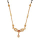 Leaf Motif Gold Plated Mangalsutra