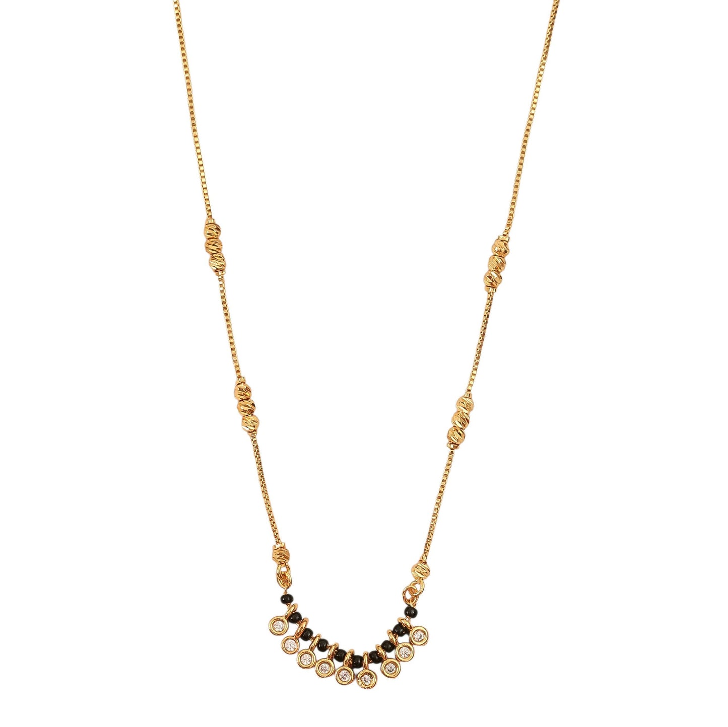 Traditional Beaded Gold Plated Mangalsutra