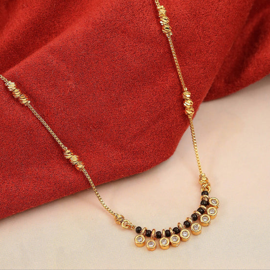 Traditional Beaded Gold Plated Mangalsutra