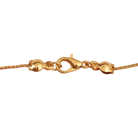 Traditional Square Beaded Gold Plated Mangalsutra