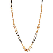 Heart Double Pendant Gold Plated Mangalsutra