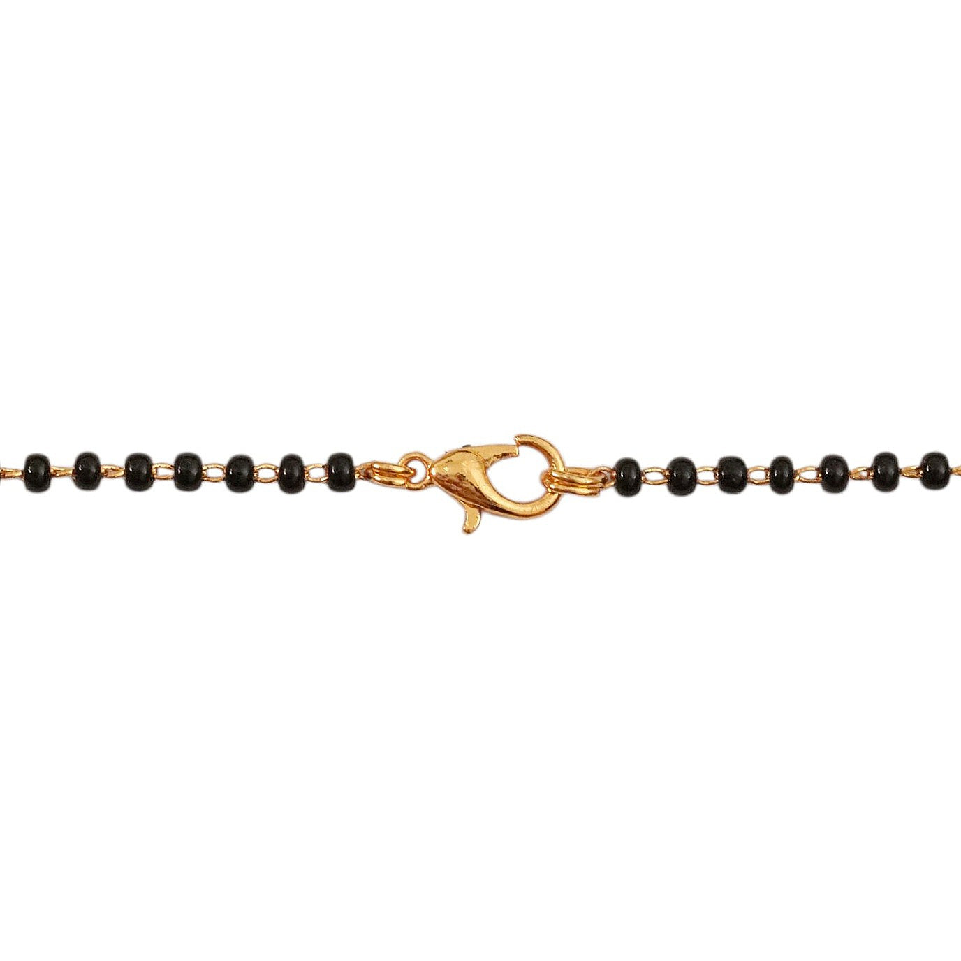 Heart Double Pendant Gold Plated Mangalsutra