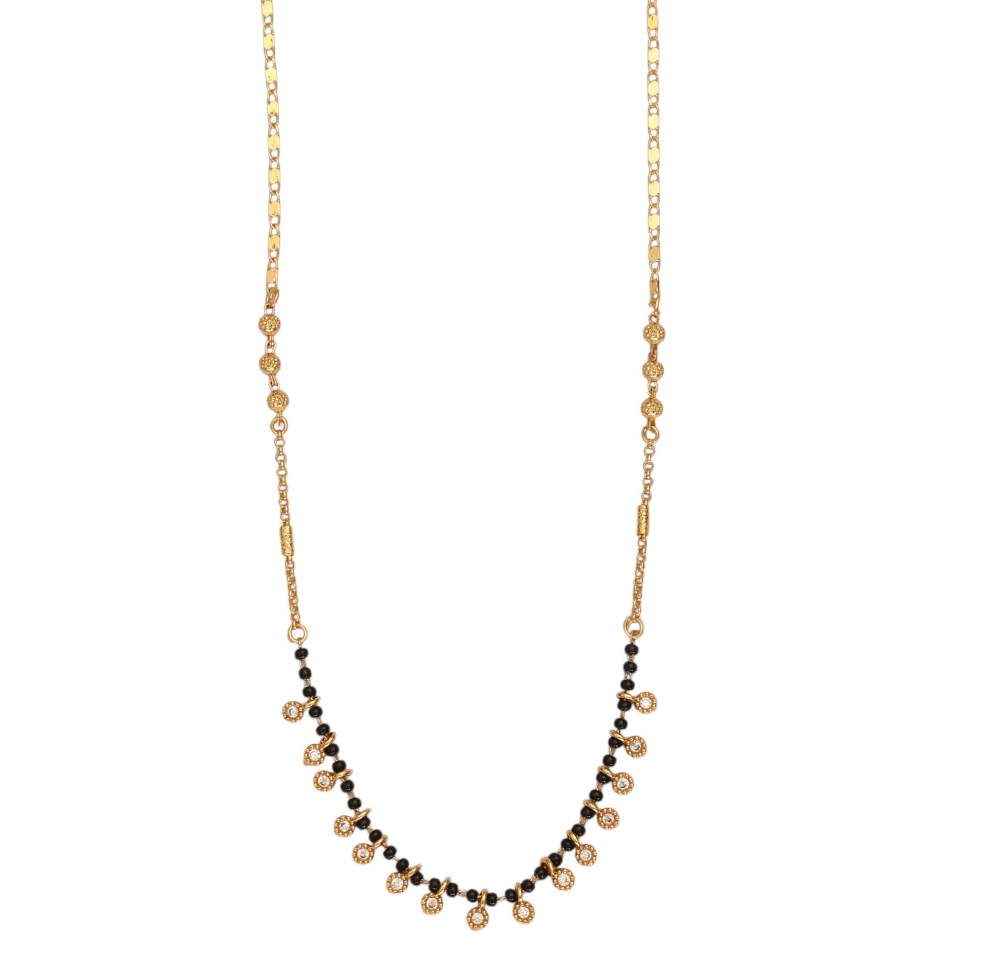 Cultured Gold Plated Mangalsutra
