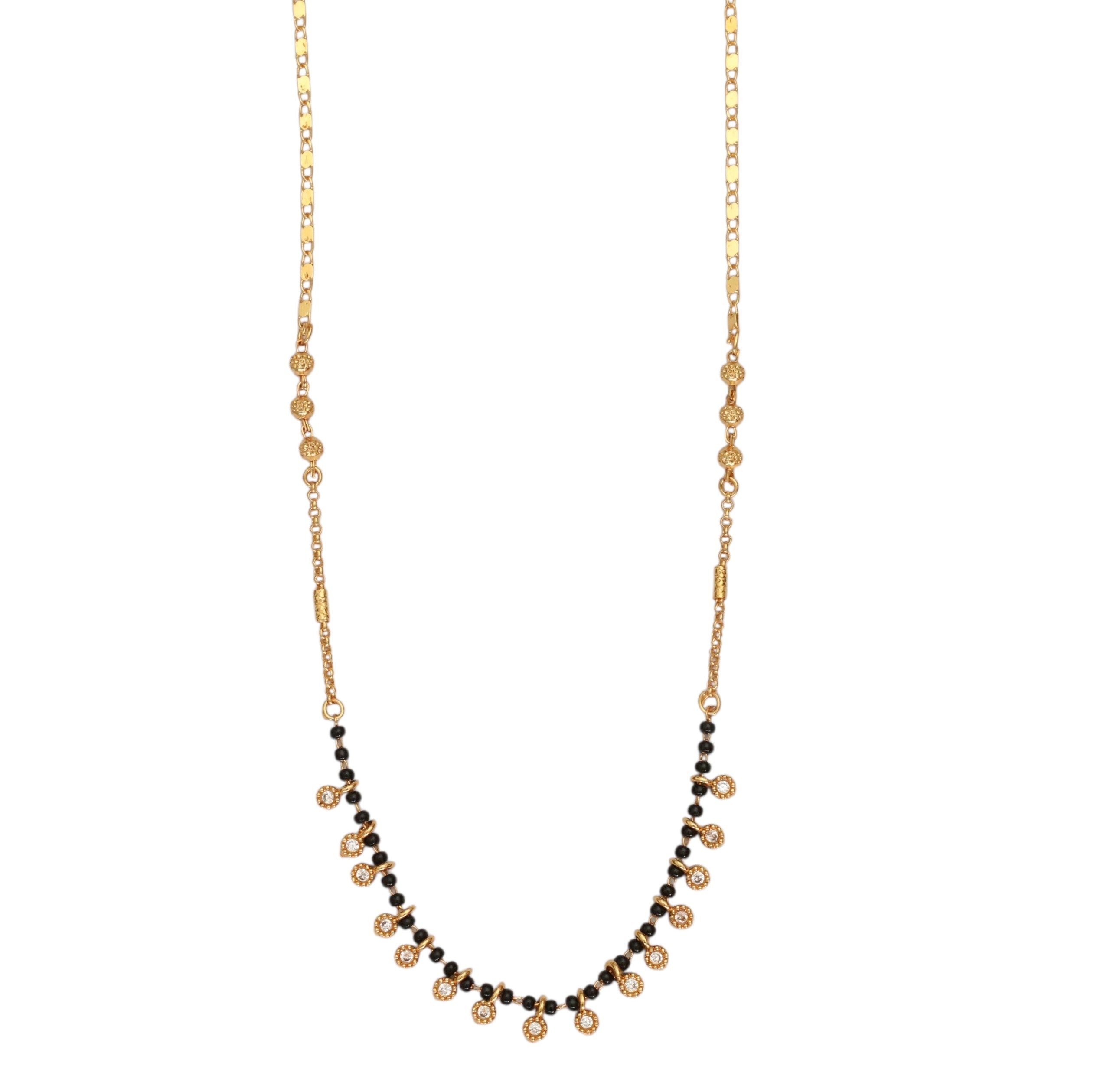 Cultured Gold Plated Mangalsutra