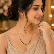 Cultured Gold Plated Mangalsutra