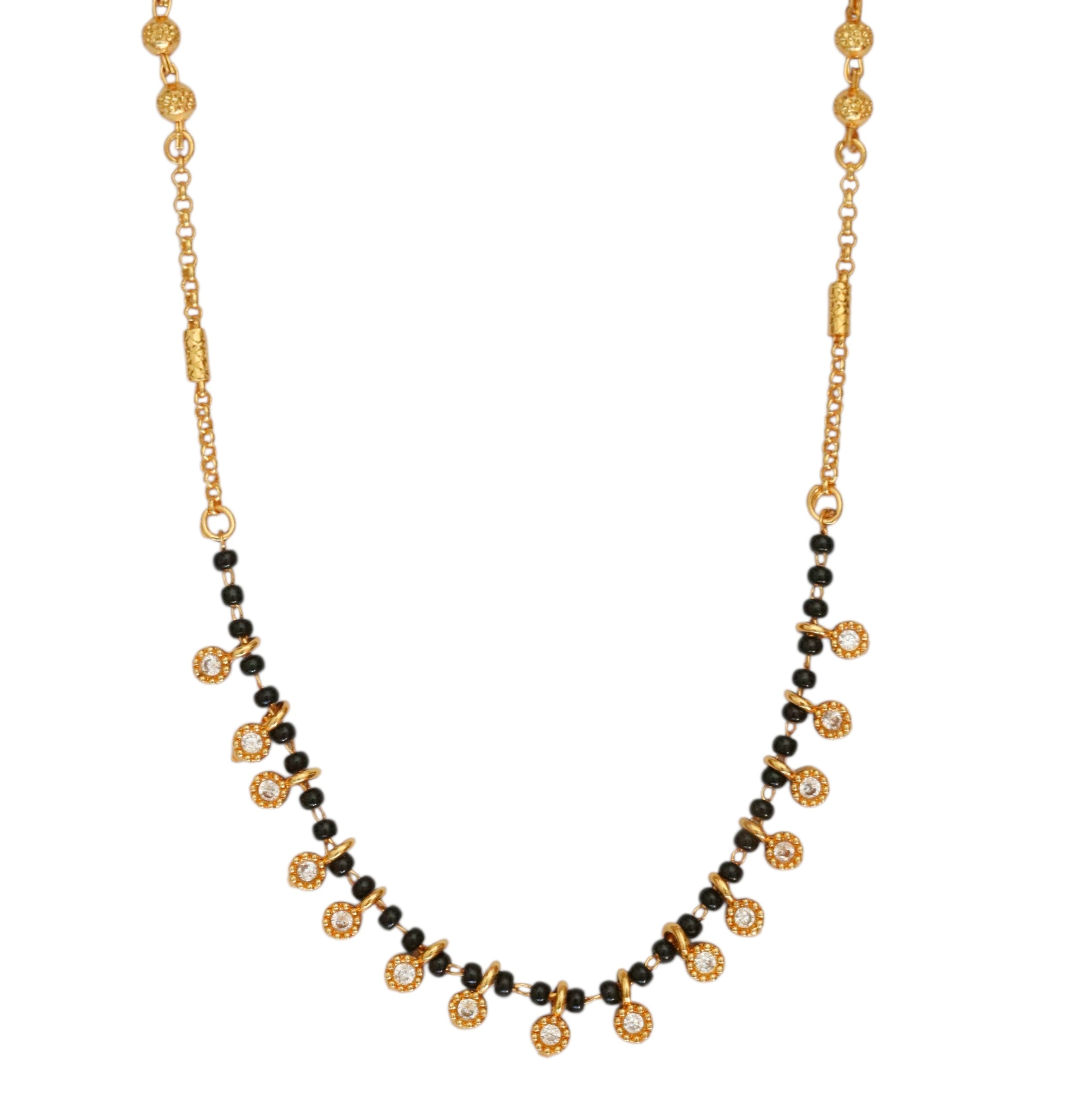 Cultured Gold Plated Mangalsutra