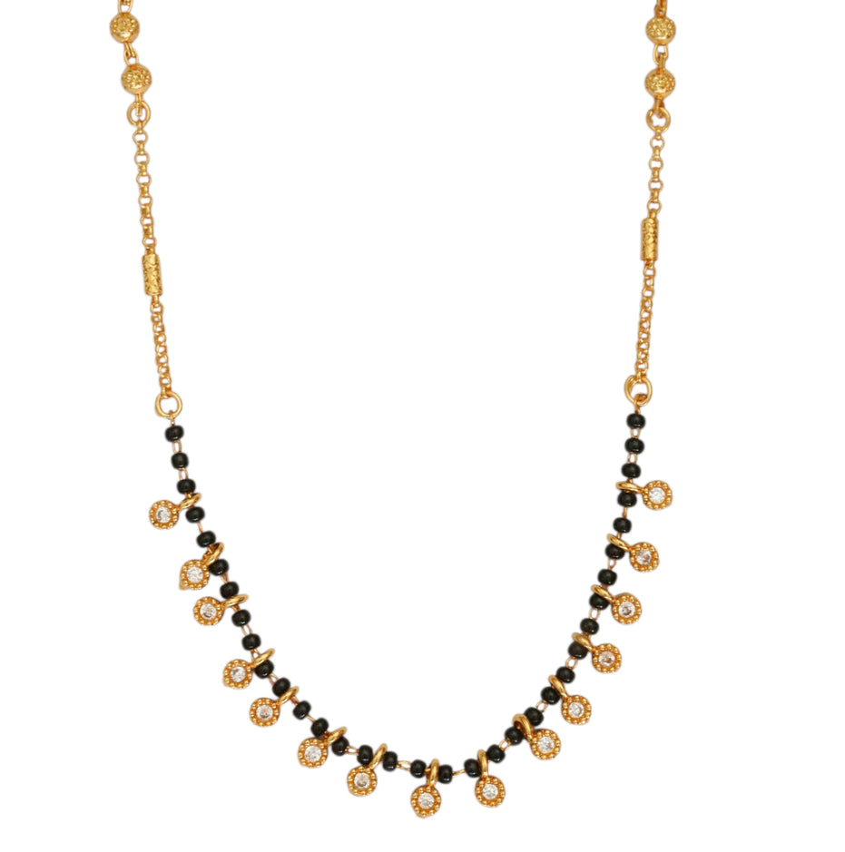 Cultured Gold Plated Mangalsutra