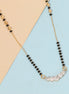 Graceful Crescent Traditional Gold  Plated Mangalsutra
