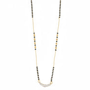 Graceful Crescent Traditional Gold  Plated Mangalsutra