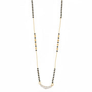 Graceful Crescent Traditional Gold  Plated Mangalsutra