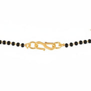 Graceful Crescent Traditional Gold  Plated Mangalsutra