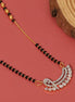 Cultural Elegance Curved Stone Gold Plated Mangalsutra
