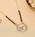 Heart & Ring Combo Pendant Gold Plated Traditional Mangalsutra