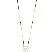 Heart & Ring Combo Pendant Gold Plated Traditional Mangalsutra
