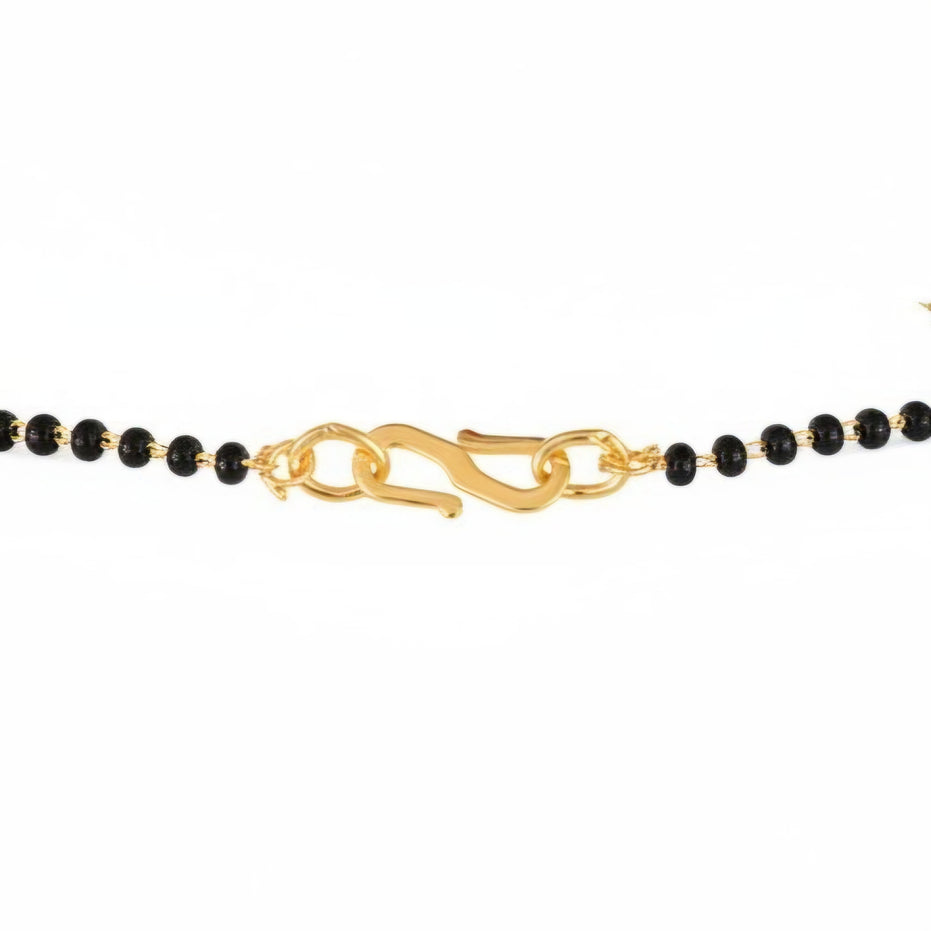 Heart & Ring Combo Pendant Gold Plated Traditional Mangalsutra
