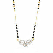 Spiral Floret Enchanted Gold Plated Mangalsutra