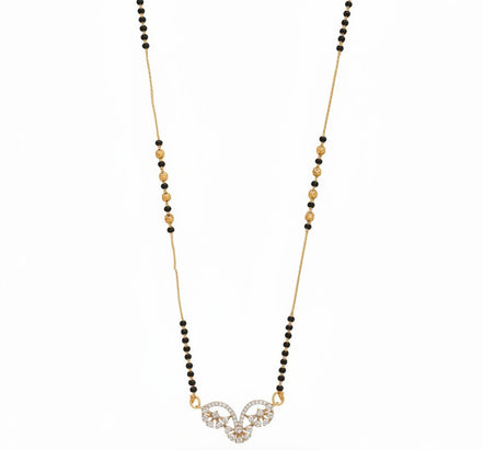 Spiral Floret Enchanted Gold Plated Mangalsutra