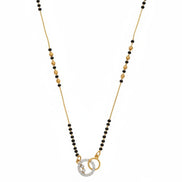 Twin Loop Gold Plated Mangalsutra