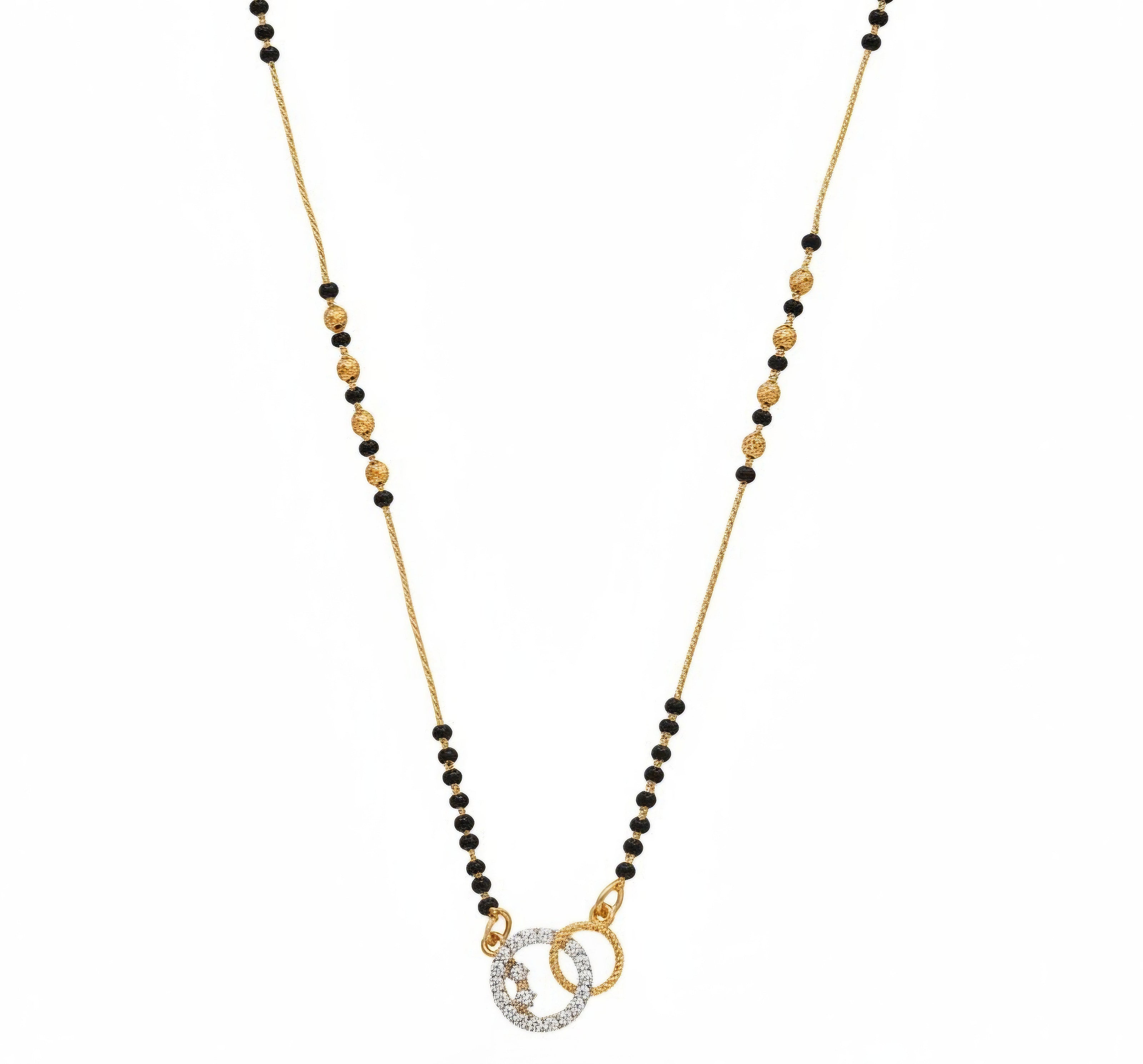 Twin Loop Gold Plated Mangalsutra