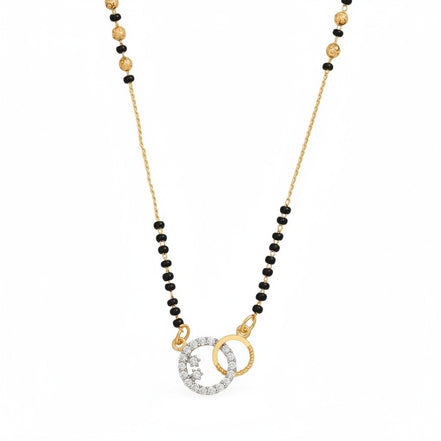 Twin Loop Gold Plated Mangalsutra