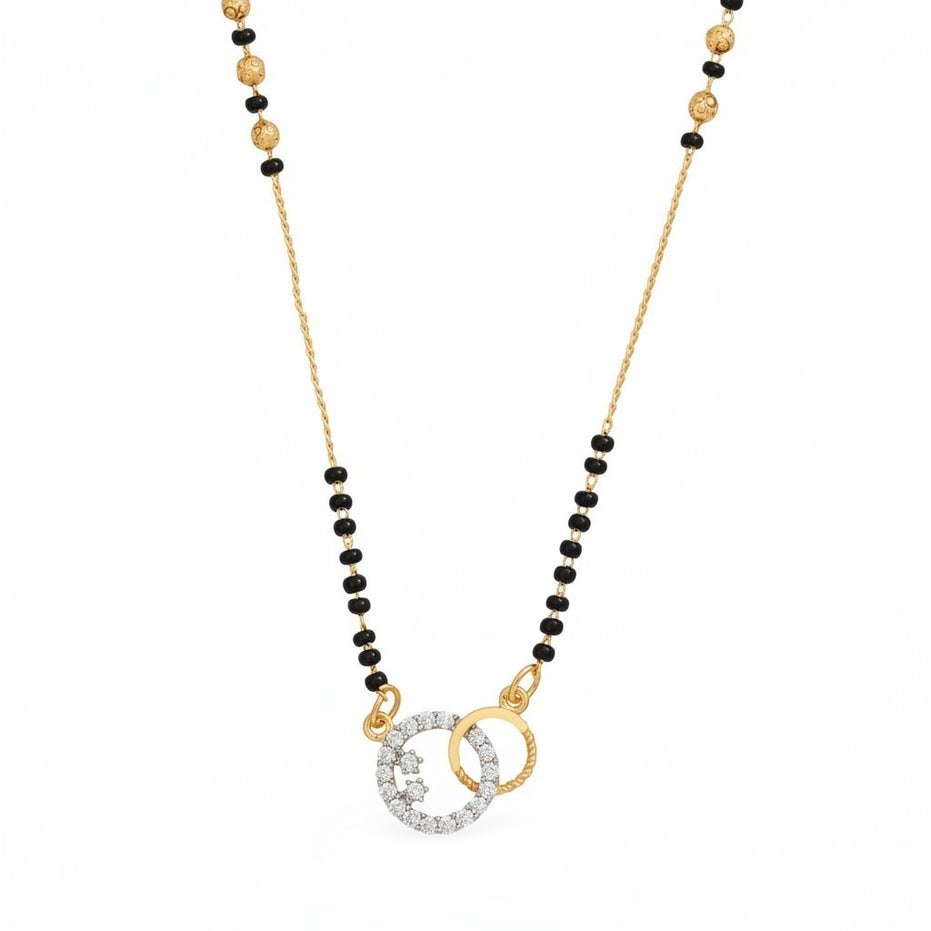 Twin Loop Gold Plated Mangalsutra