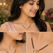 Twin Loop Gold Plated Mangalsutra