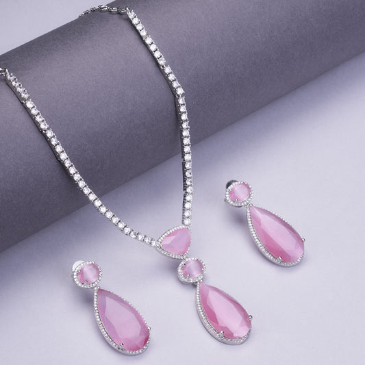 Opal Touch - Sapphire Glow Necklace - Necklace