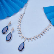 Sapphire Glow Necklace