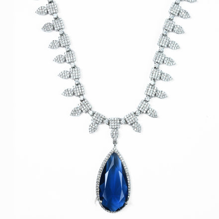 Sapphire Glow Necklace