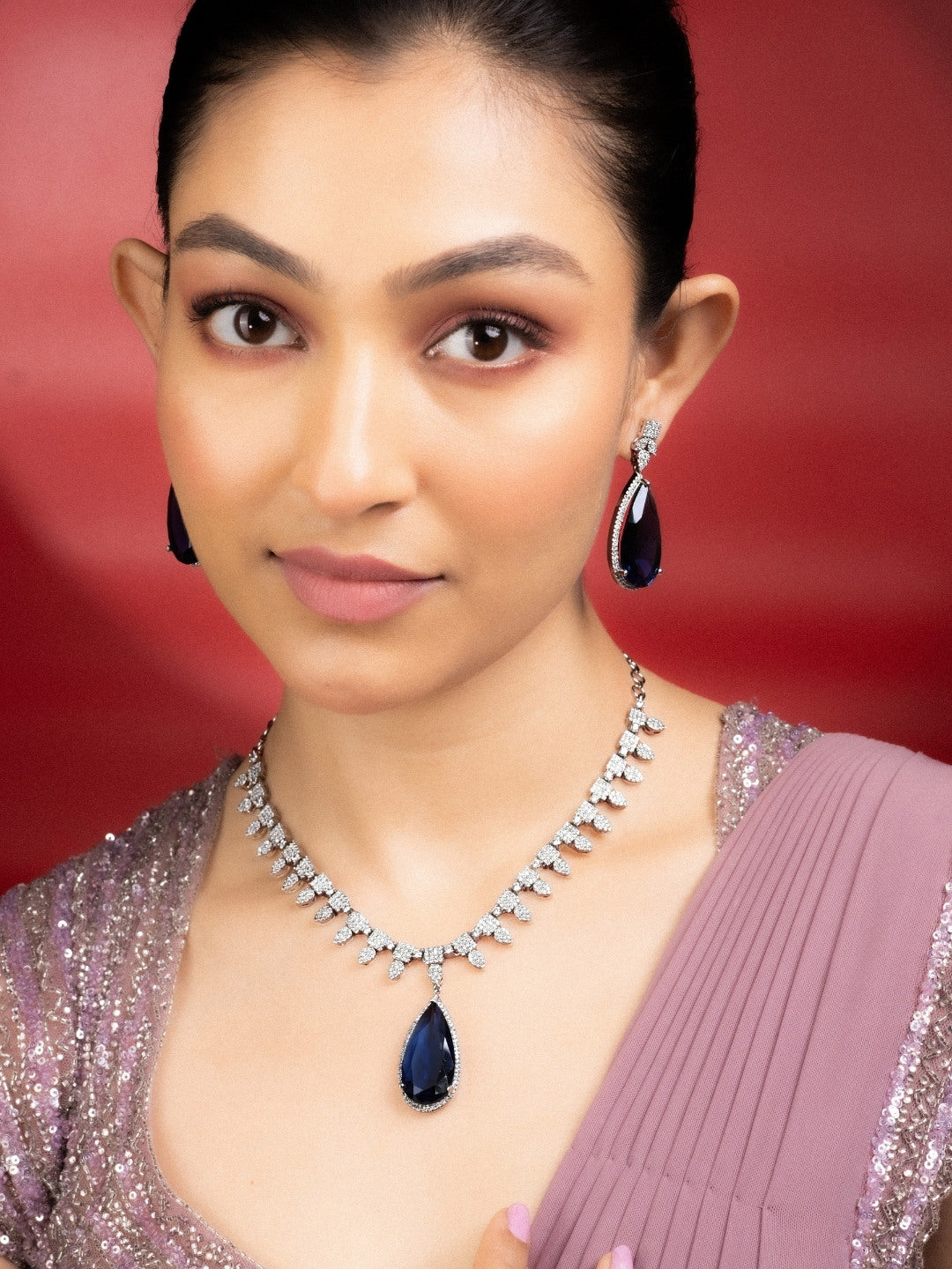 Sapphire Glow Necklace
