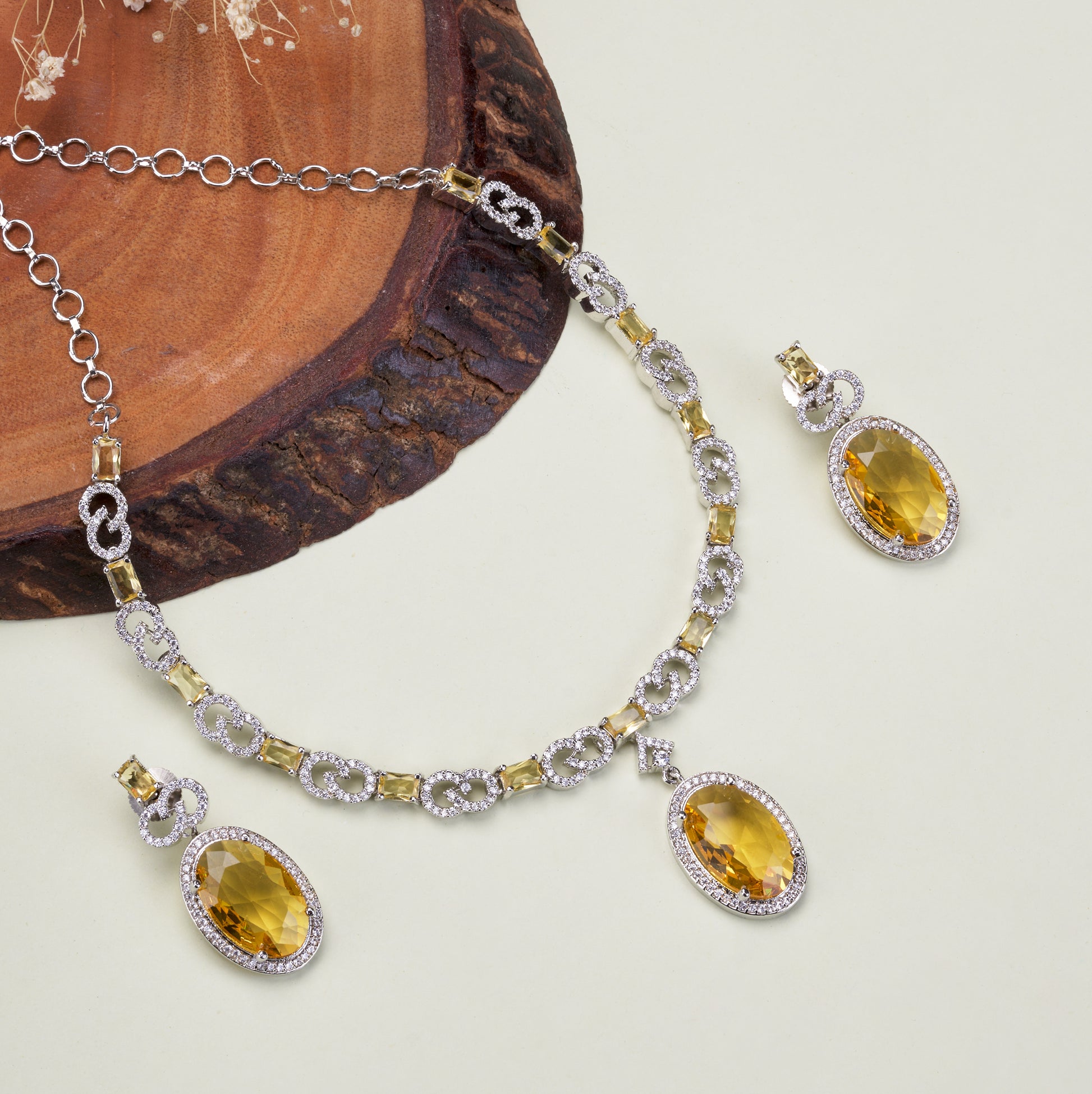 Crystal Cascade Necklace