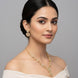 Traditional Round Gold Plated Necklace Set