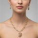 Traditional Peacock Gold Plated Necklace Set