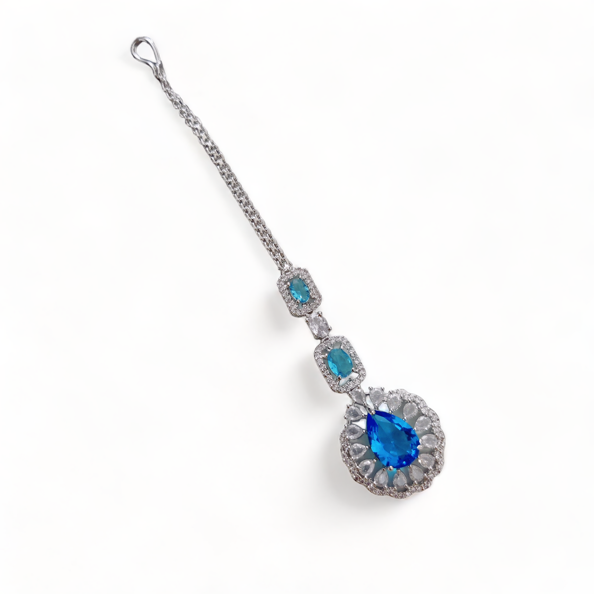 Ocean Breeze Necklace in Rhodium - Opal Touch