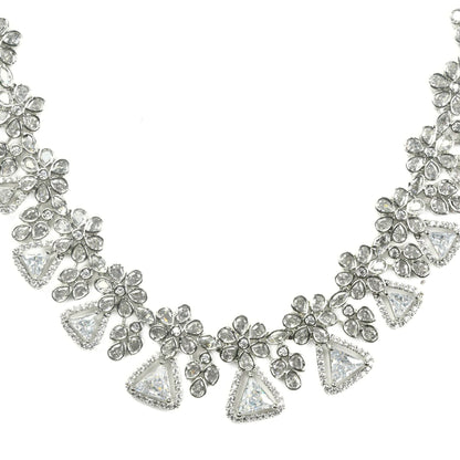 White Radiant Blossom Necklace