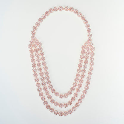 Rose Gold White Elegance Necklace - Opal Touch