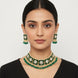 Stylish Chocker Necklace Set With Pearls