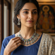 Multicolor Oxidized Necklace Set