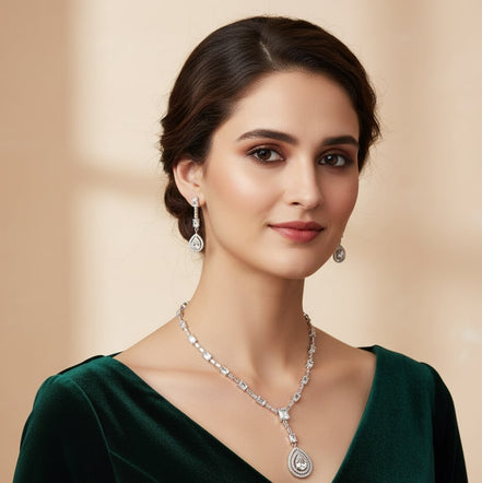 Pristine White Allure Necklace