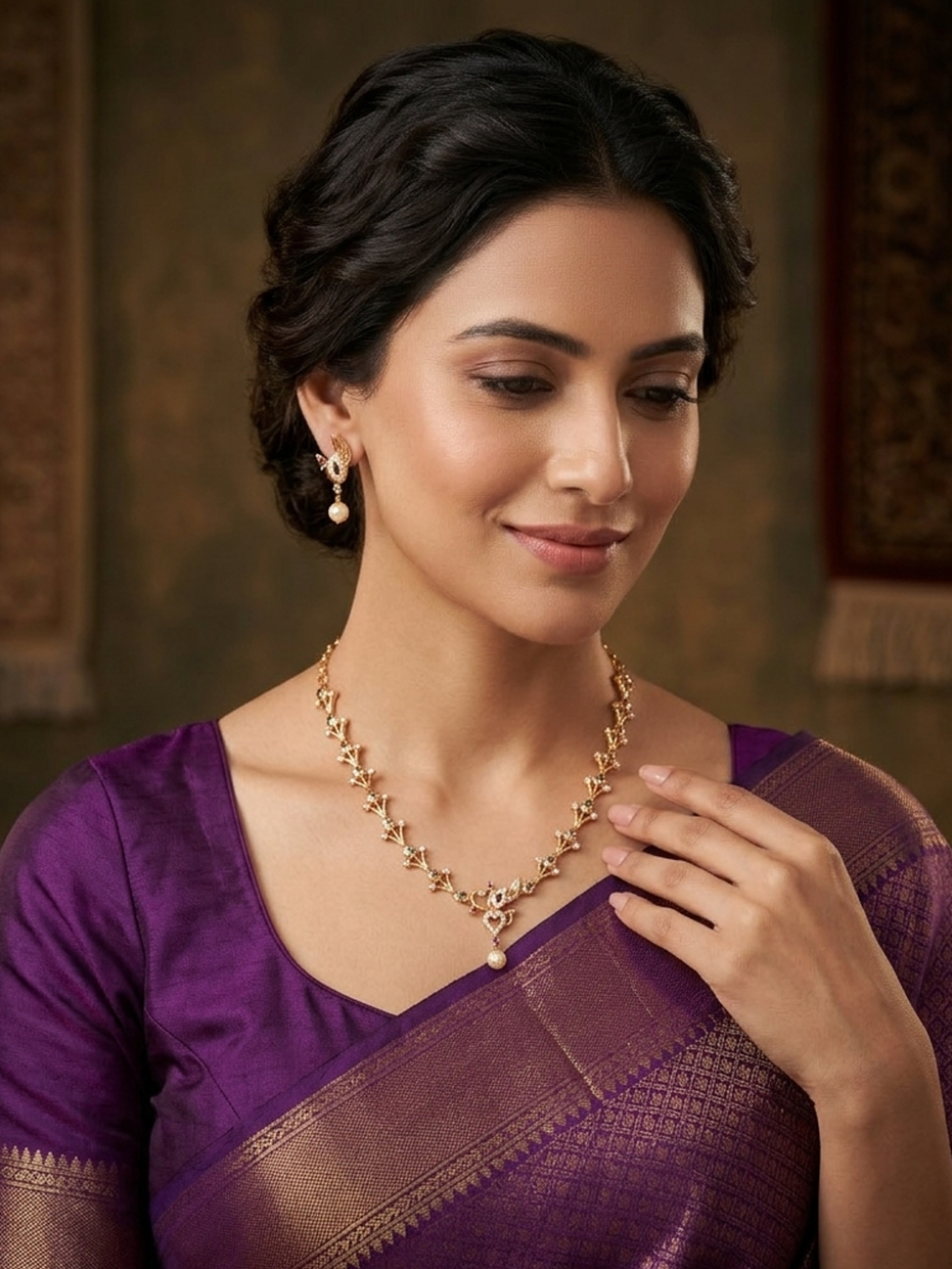 Gleaming Bouquet Necklace