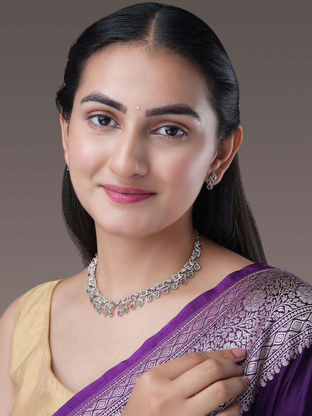 Tri-Color Radiance Necklace