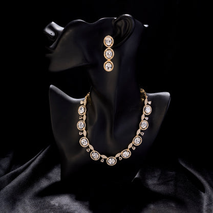 Opulent Spark Gold Plated Necklace